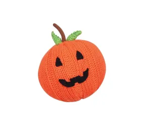 Knit Jack-o-Lantern Rattle