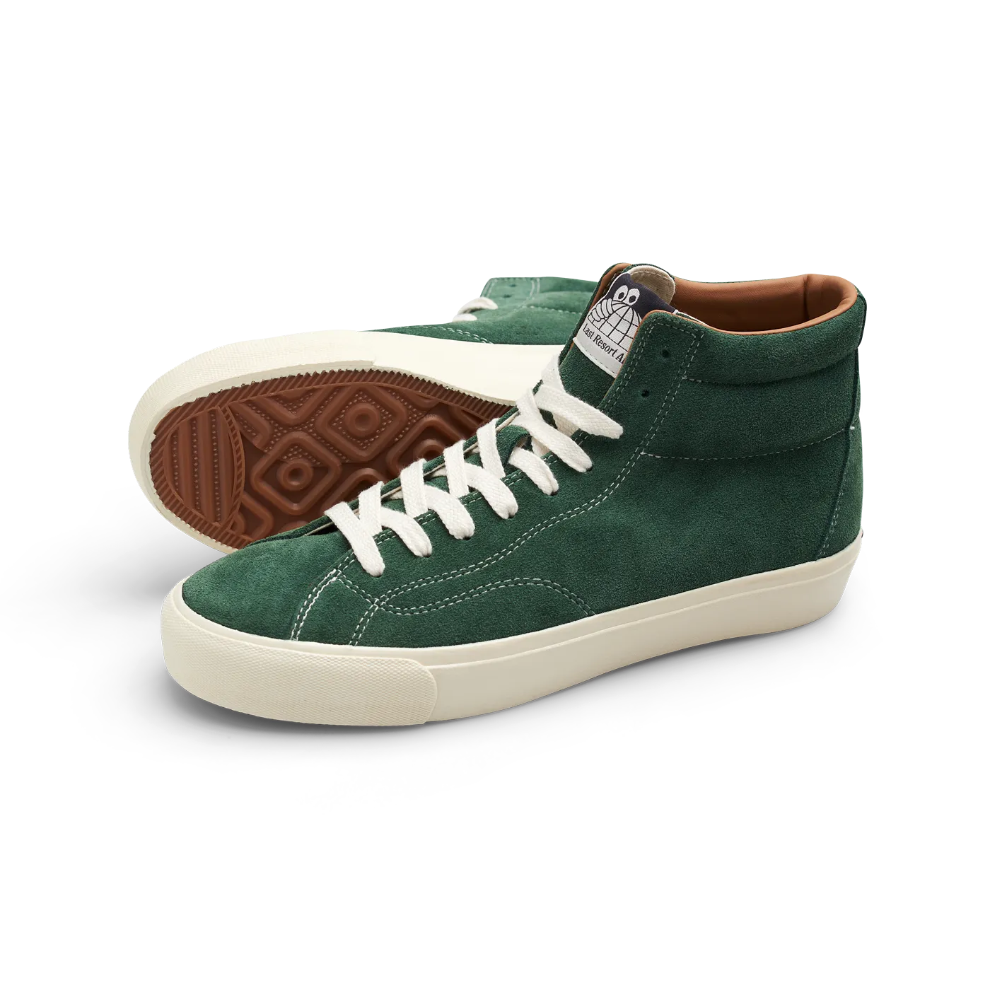 Last Resort AB VM003 Hi Suede Elm Green/White