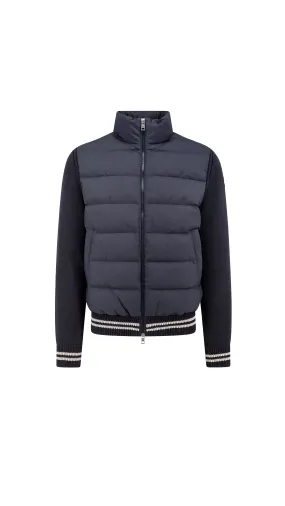 Long Padded Jacket - Blue