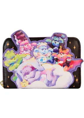 Loungefly Carebears x Universal Monsters Scary Dreams Wallet Black