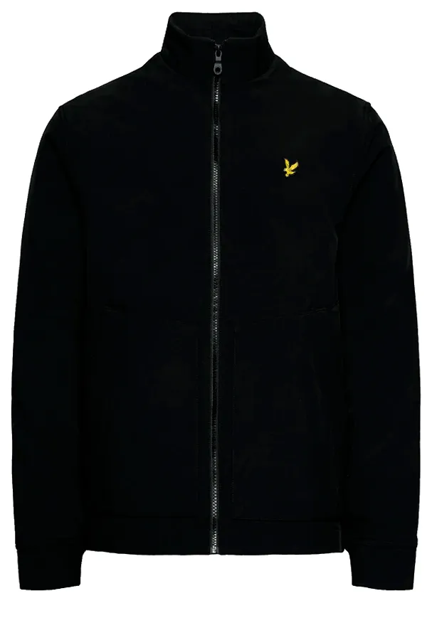 Lyle & Scott Softshell Funnel Neck Jacket Black