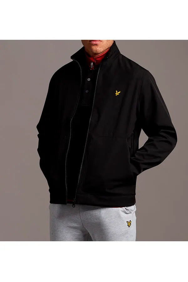 Lyle & Scott Softshell Funnel Neck Jacket Black