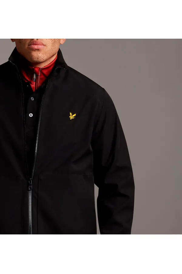 Lyle & Scott Softshell Funnel Neck Jacket Black