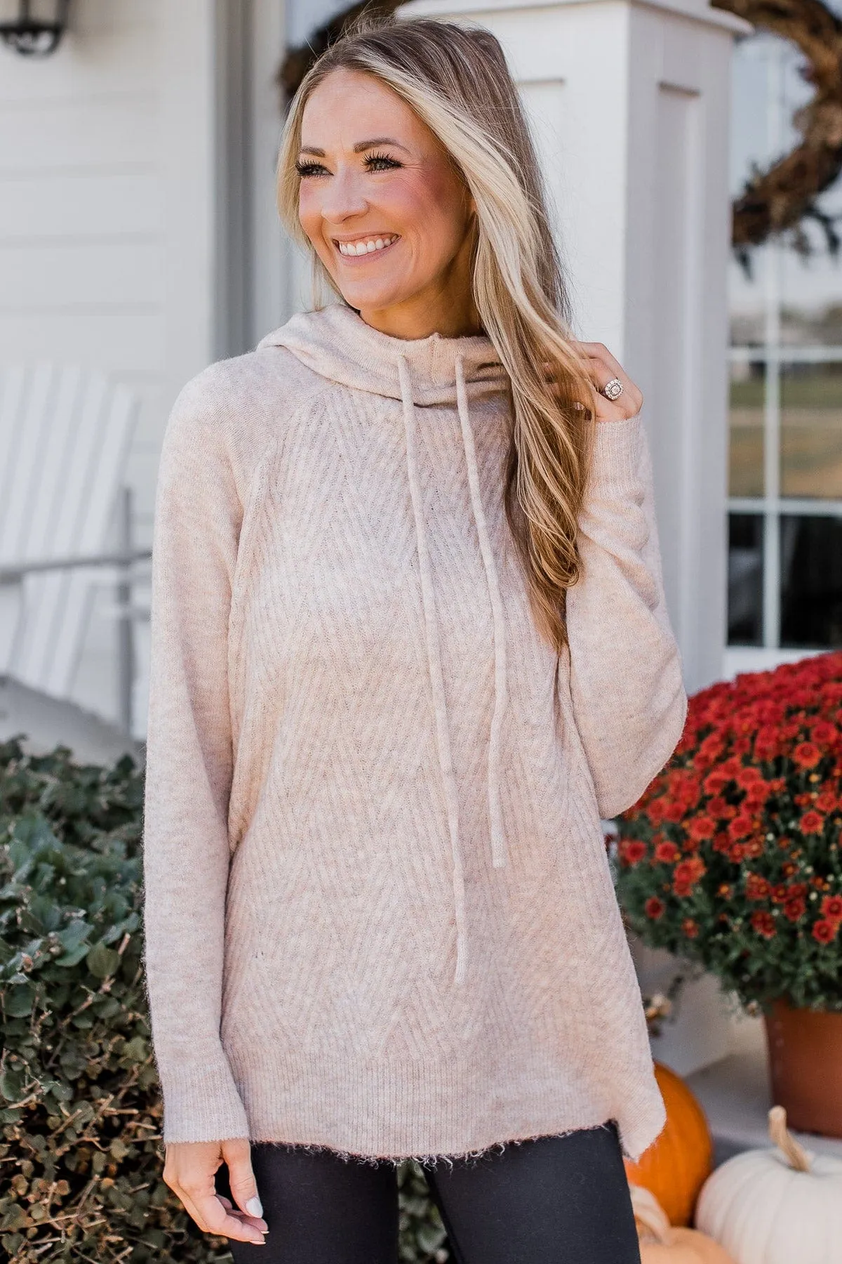 Make Today Great Hooded Sweater- Oatmeal