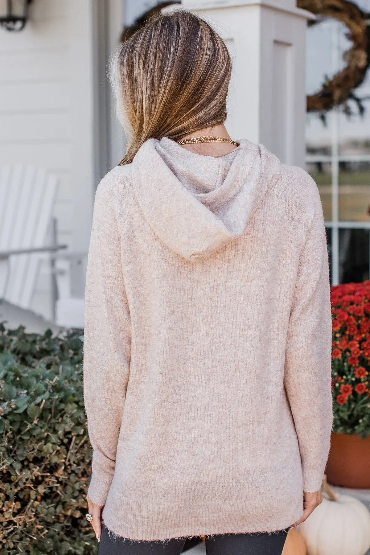 Make Today Great Hooded Sweater- Oatmeal