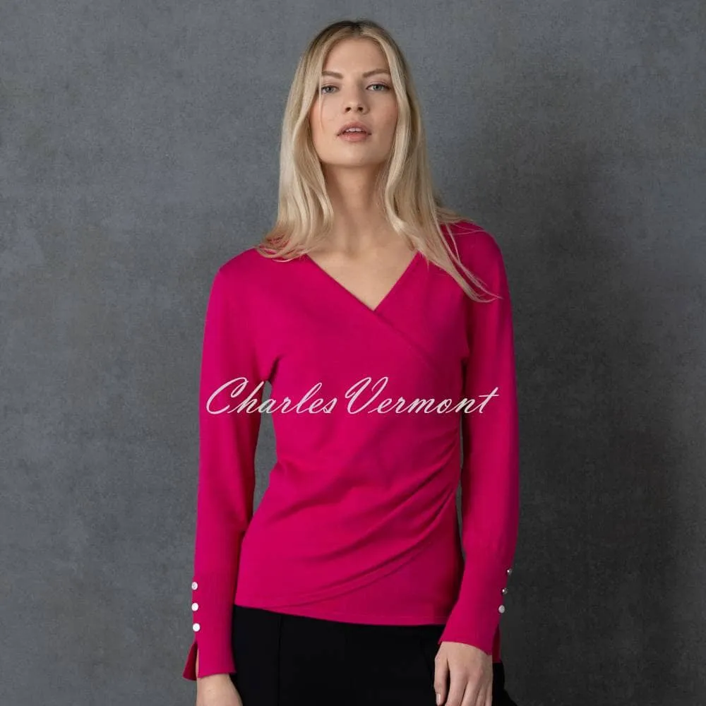 Marble Sweater - Style 6723-126 (Raspberry)