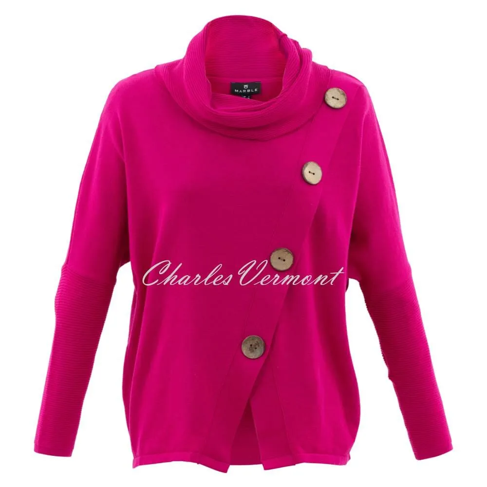 Marble Sweater - Style 6727-126 (Raspberry)