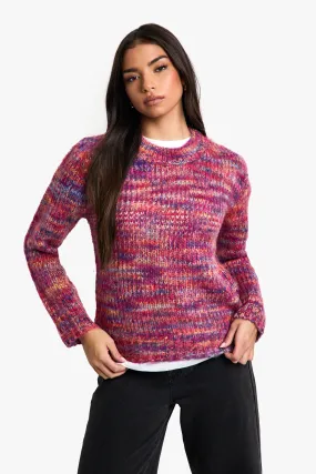 Marl Knitted Chunky Sweater