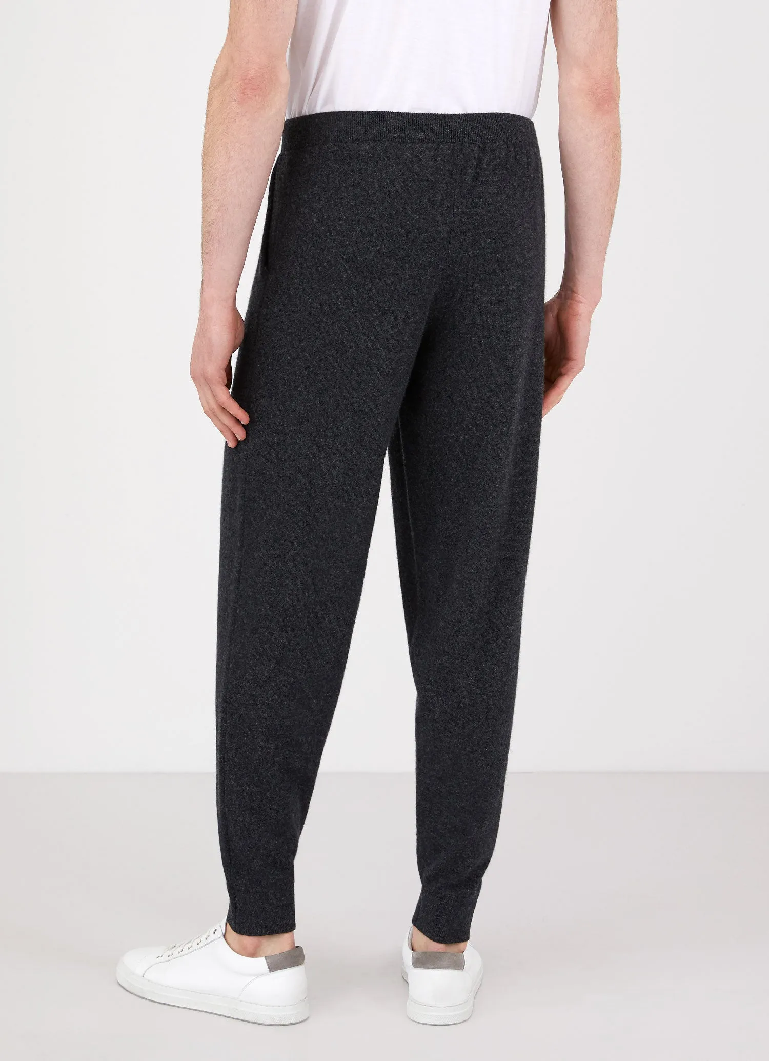 Men's Cashmere Lounge Pant in Charcoal Melange