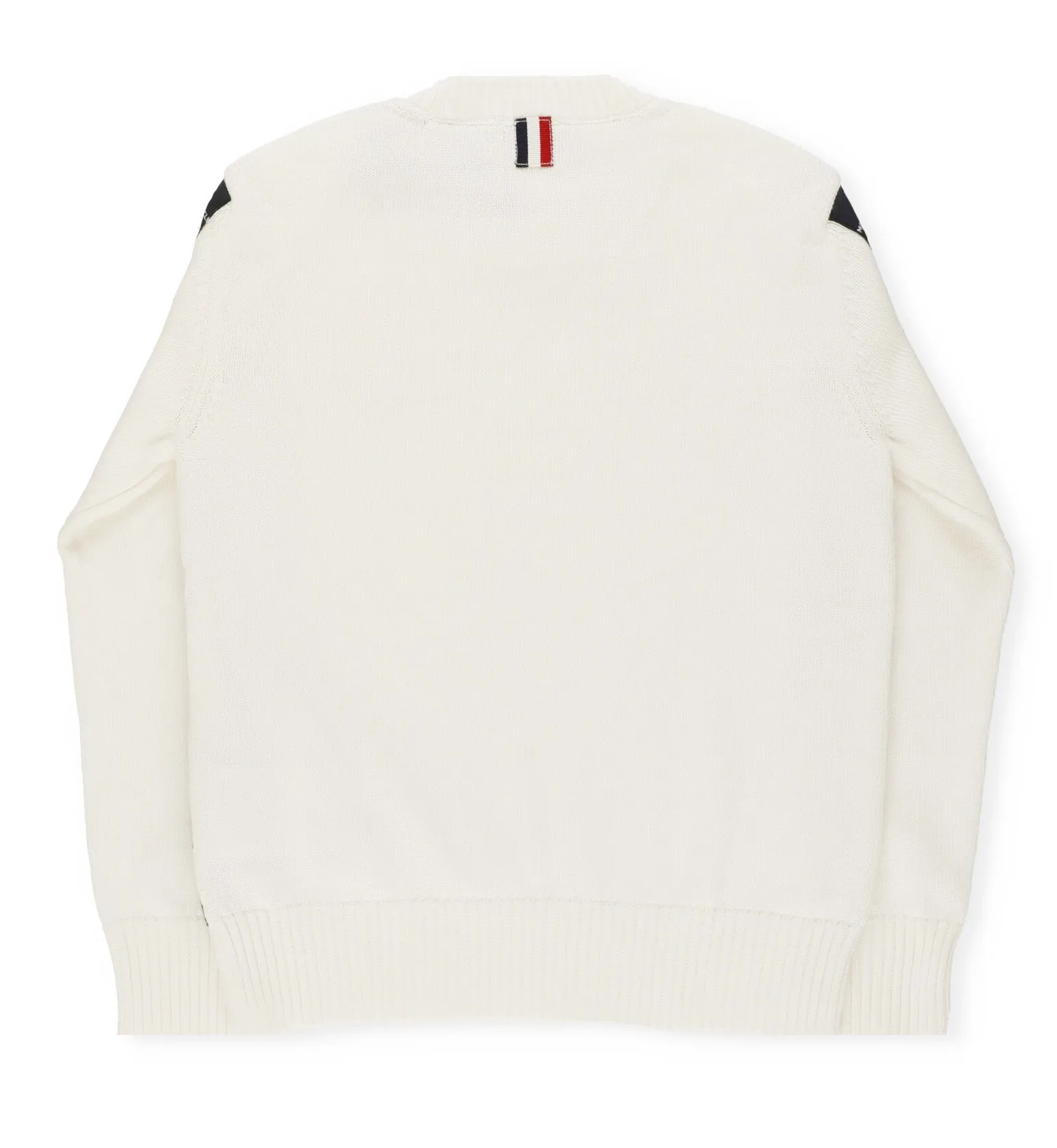 Moncler Enfant Logo Patch Crewneck Sweater