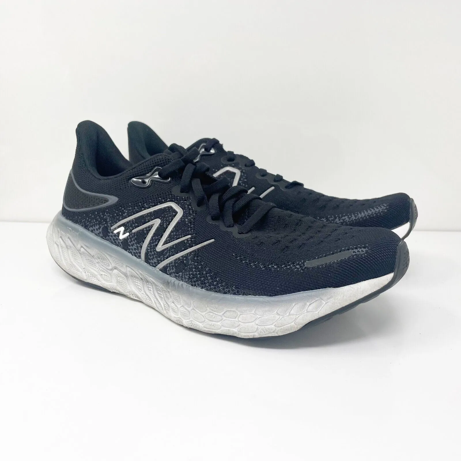 New Balance Mens 1080 V12 M1080B12 Black Running Shoes Sneakers Size 9.5 D