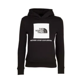 NEW BOX CREW NECK HOODIE Boy Black White