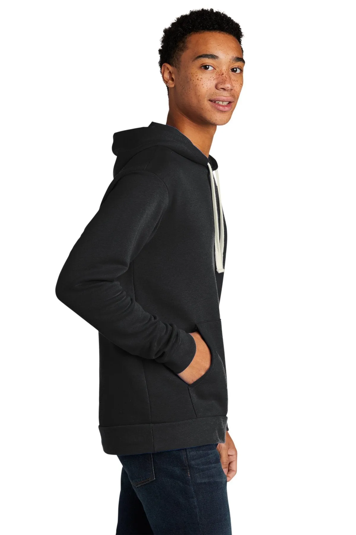 Next Level Unisex Beach Fleece Pullover Hoodie NL9303 Graphite Black