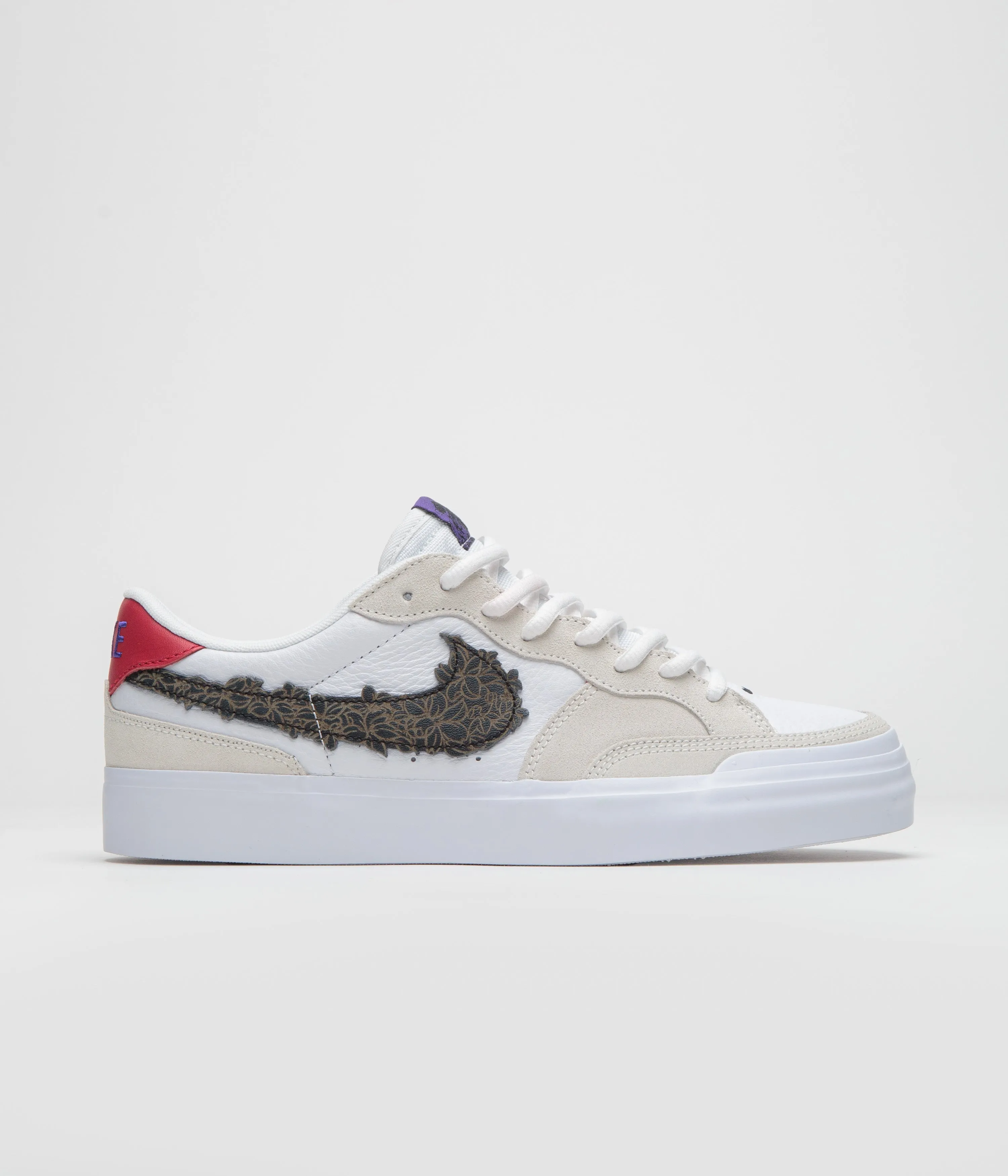 Nike SB x Sky Brown Pogo Plus Shoes - Sail / White - Gym Red - Black