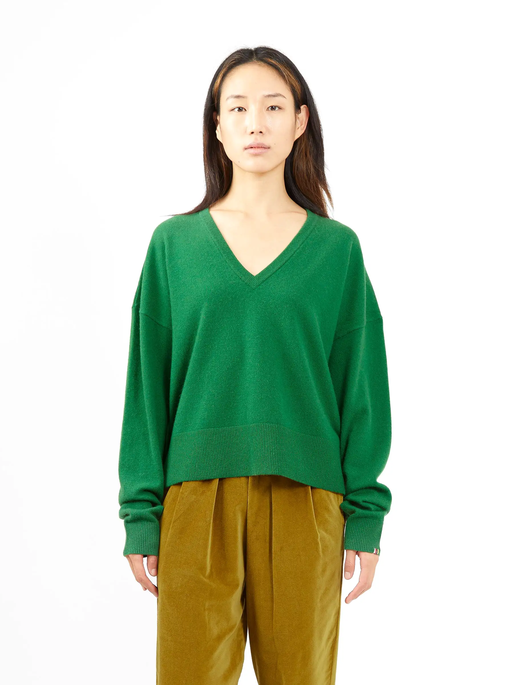 N°224 Clash Sweater Weed Green