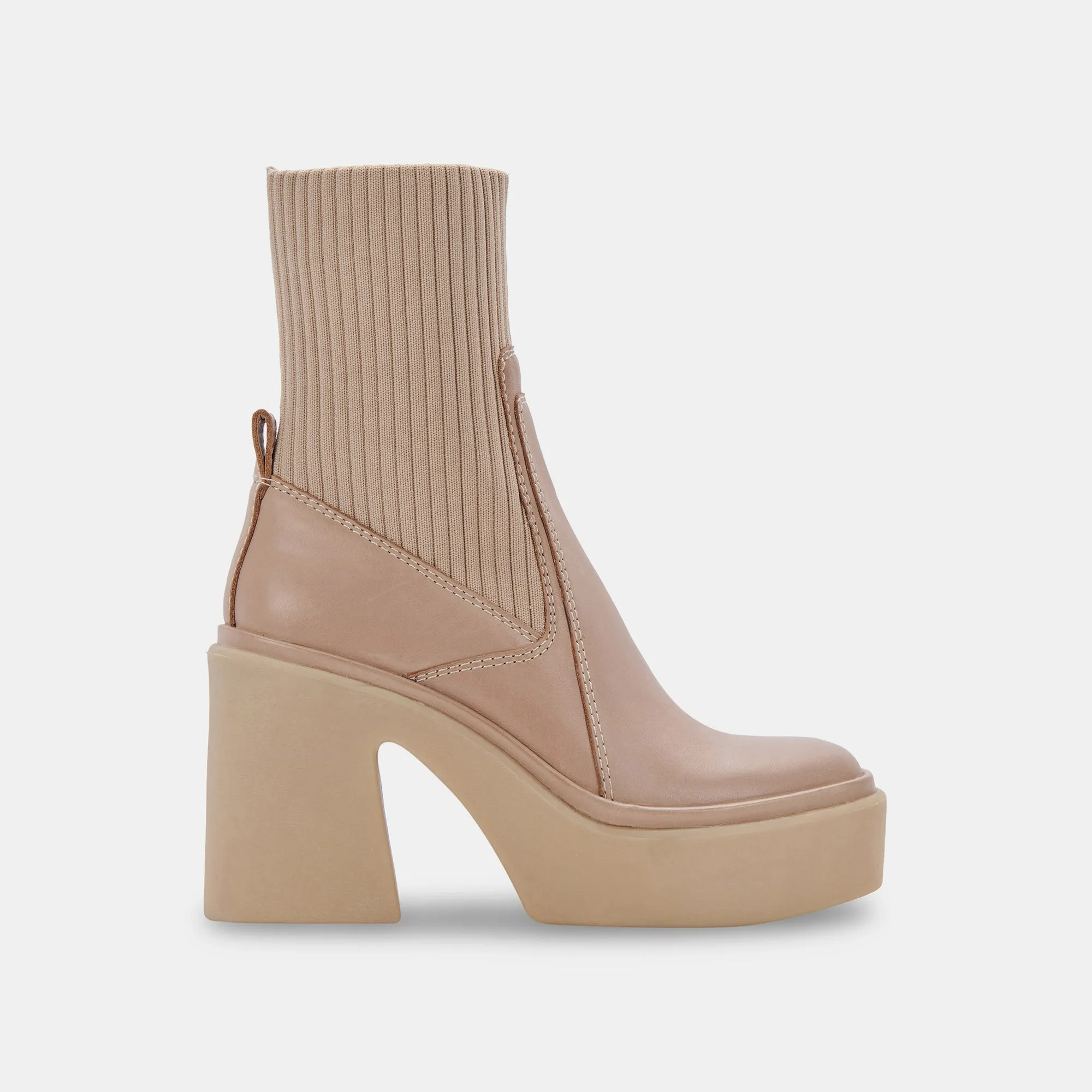 ODINA BOOTS TAUPE LEATHER