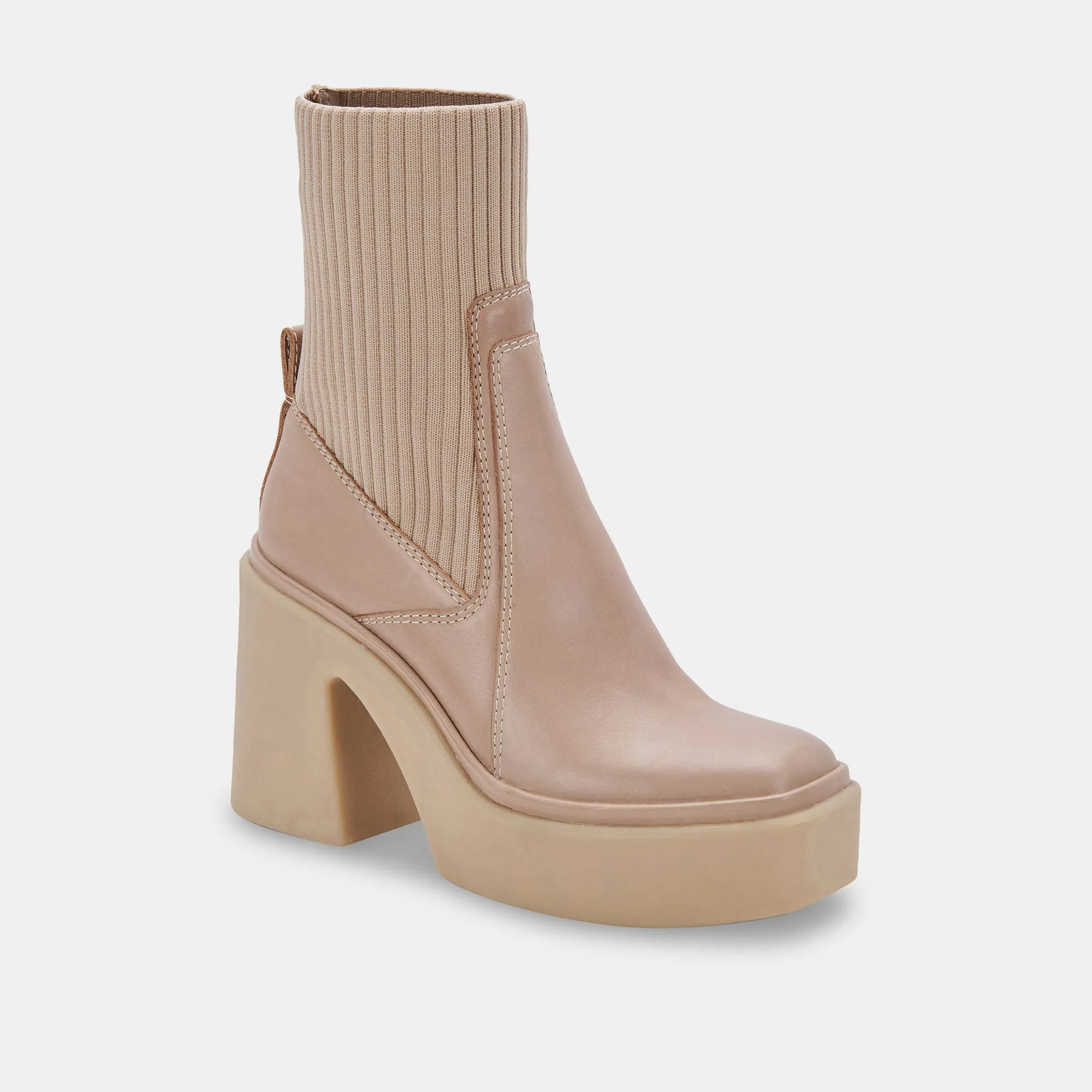 ODINA BOOTS TAUPE LEATHER