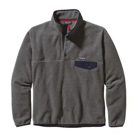 Patagonia Men's Synchilla Snap-T Fleece Pullover 25580 Nickel with Navy Blue