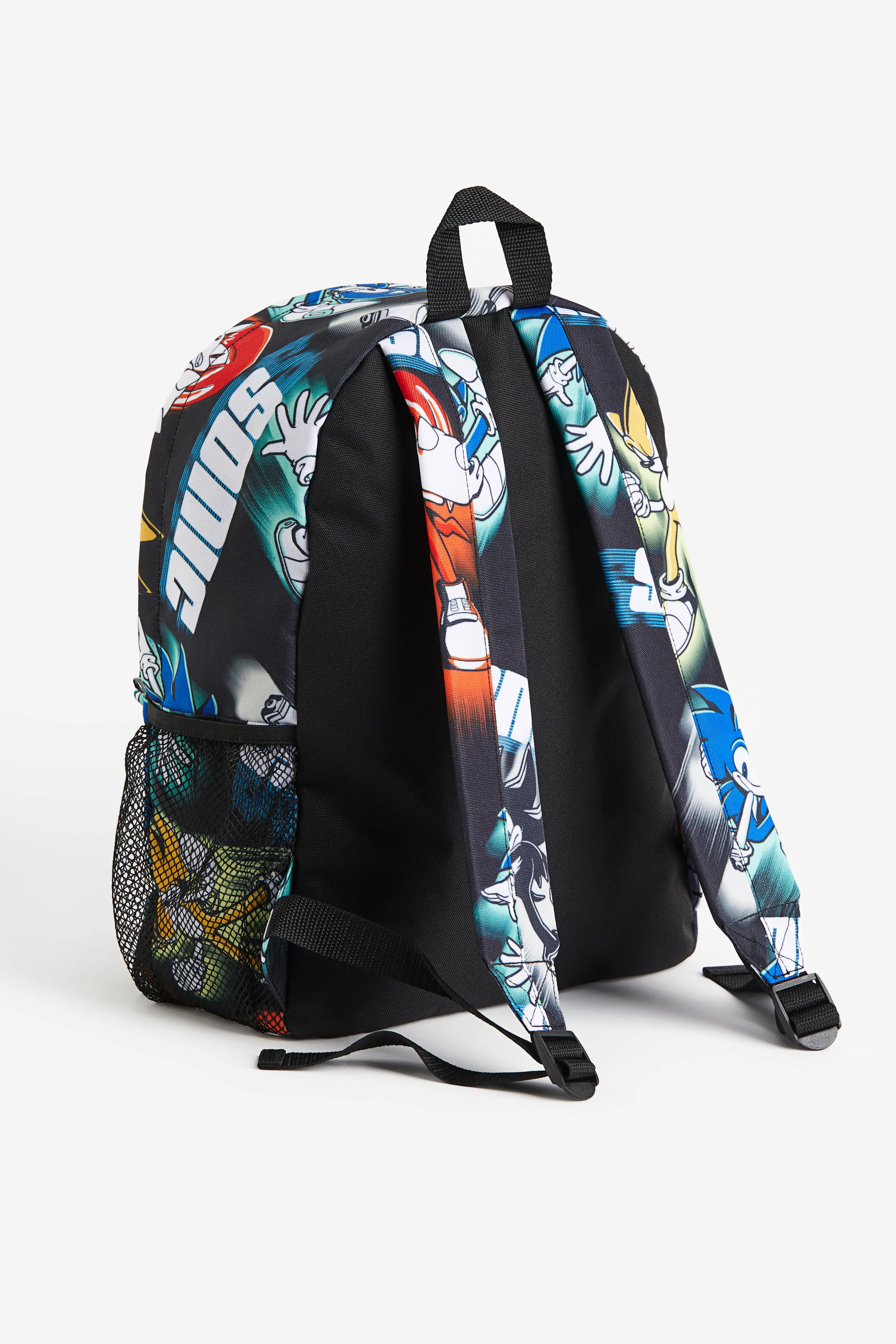 Patterned backpack - Black/Sonic the Hedgehog - Kids | H&M GB