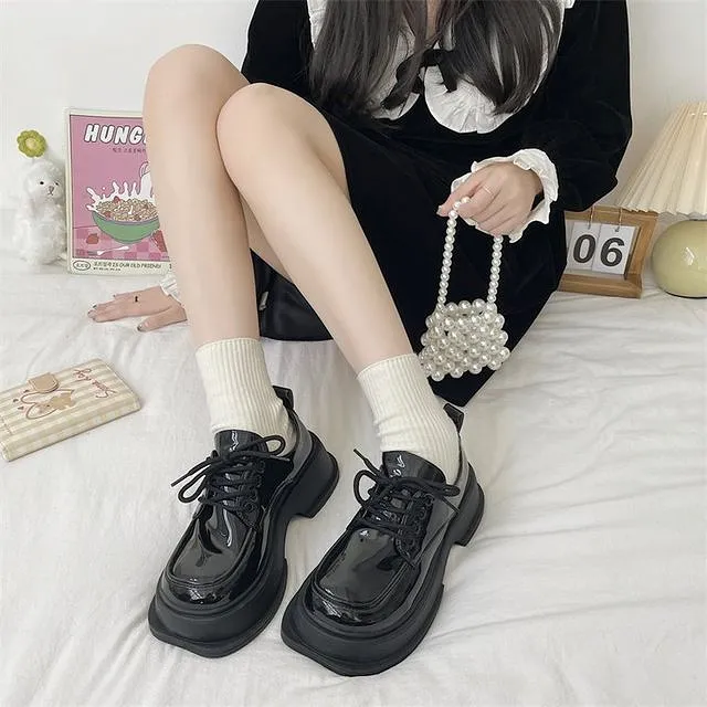 Platform Lace-Up Shoes BL26