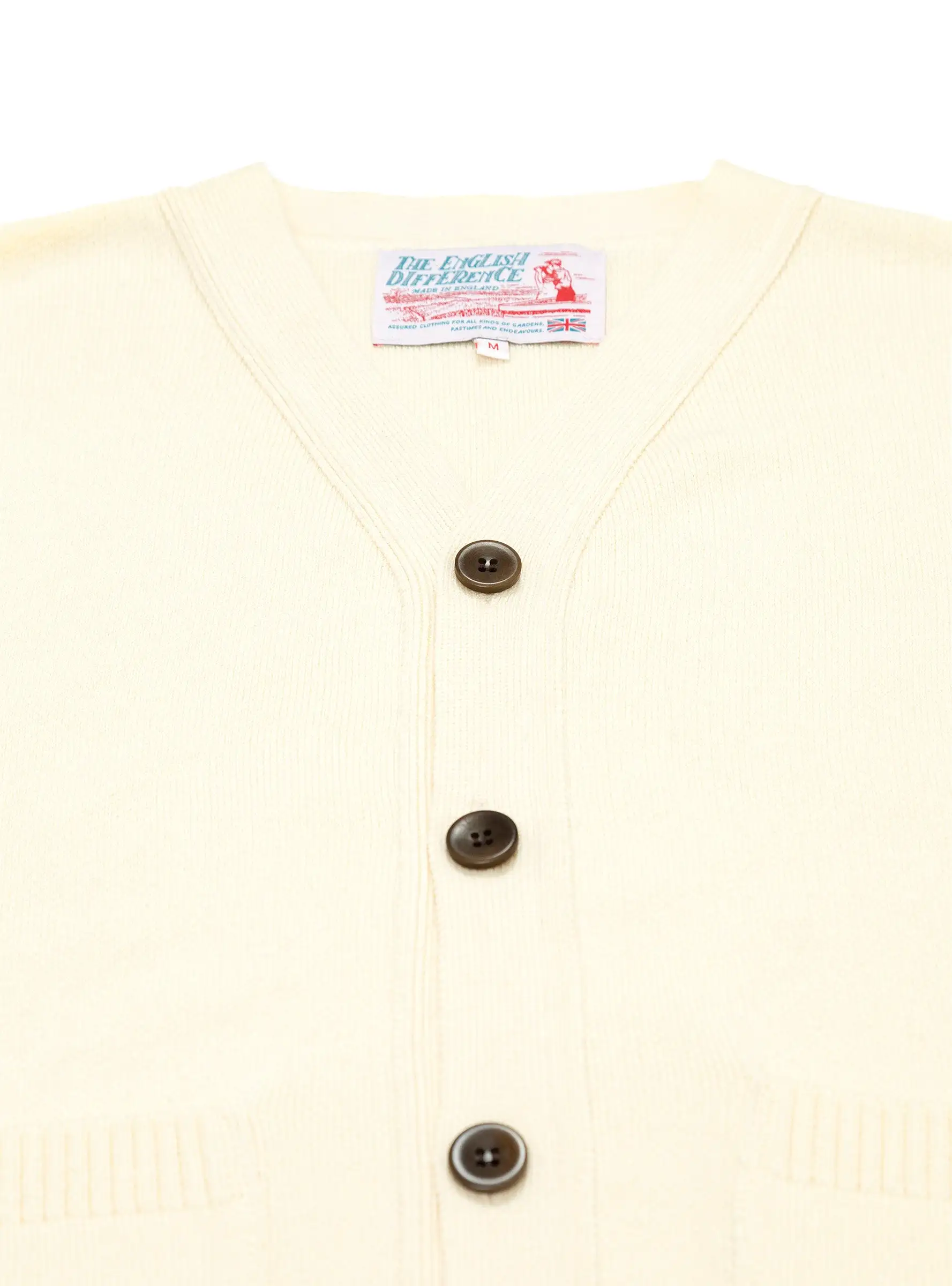 Pocket Sweater Vest Cream