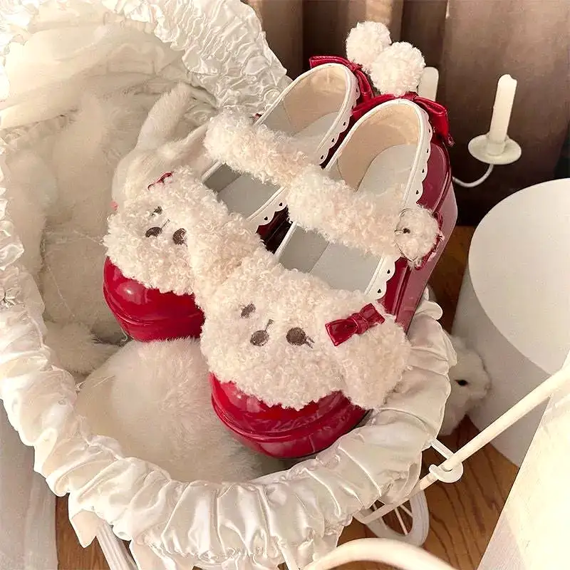 Puppy Plush Lolita Shoes