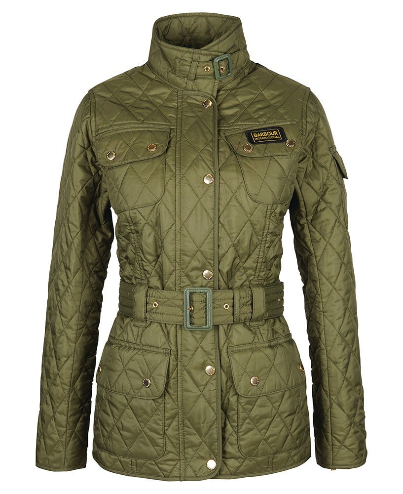 Quilted Jacket                             Midnight Green