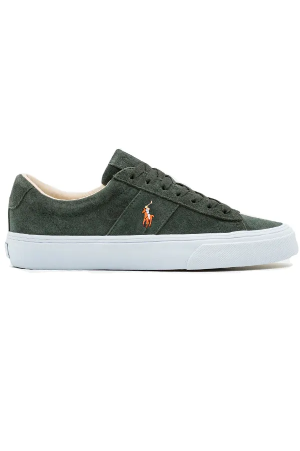 Ralph Lauren Sayer Suede Sneaker Green