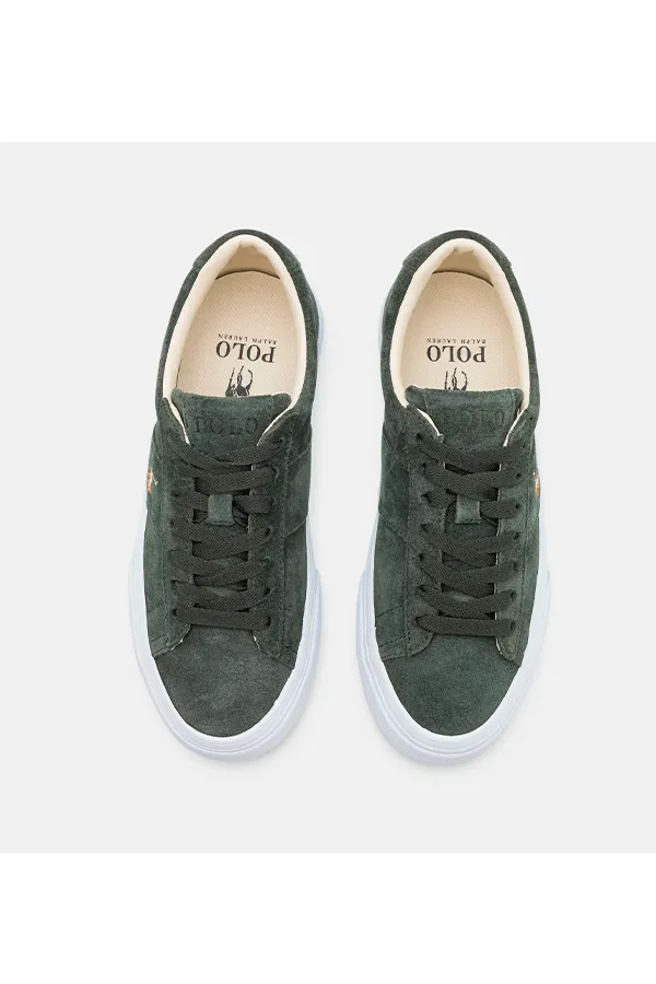 Ralph Lauren Sayer Suede Sneaker Green