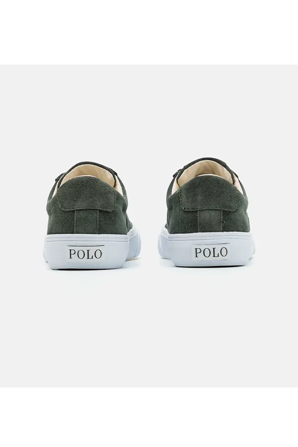 Ralph Lauren Sayer Suede Sneaker Green