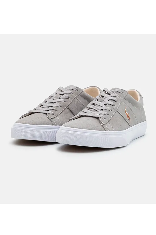 Ralph Lauren Sayer Suede Sneaker Grey