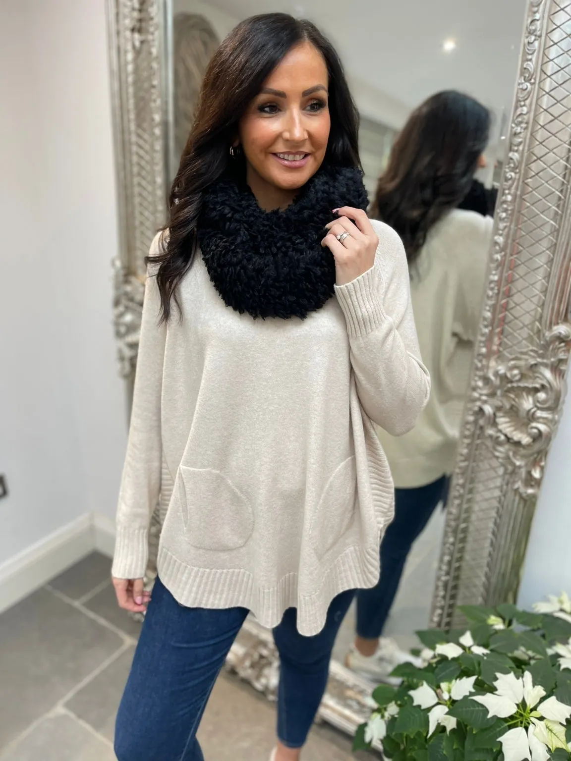 Ribbed Trim Jumper Jennifer