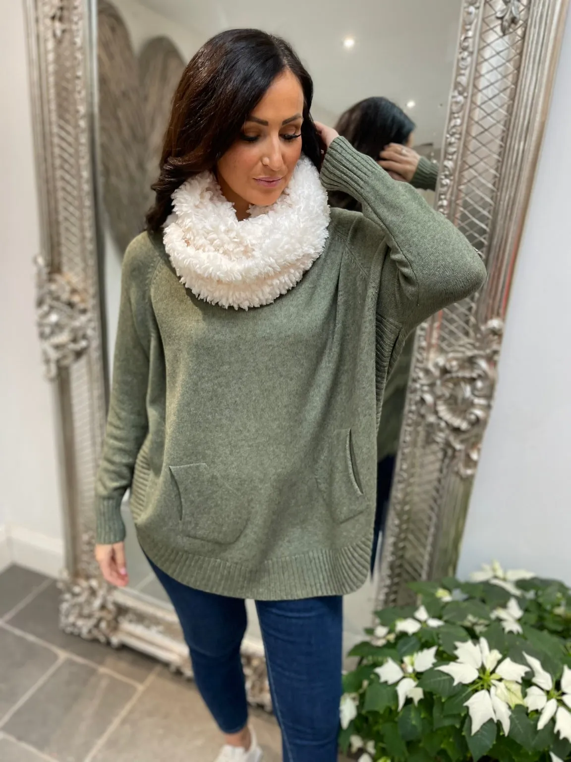 Ribbed Trim Jumper Jennifer