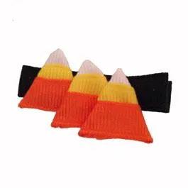 Ribbon Candy Corn Hair Clip