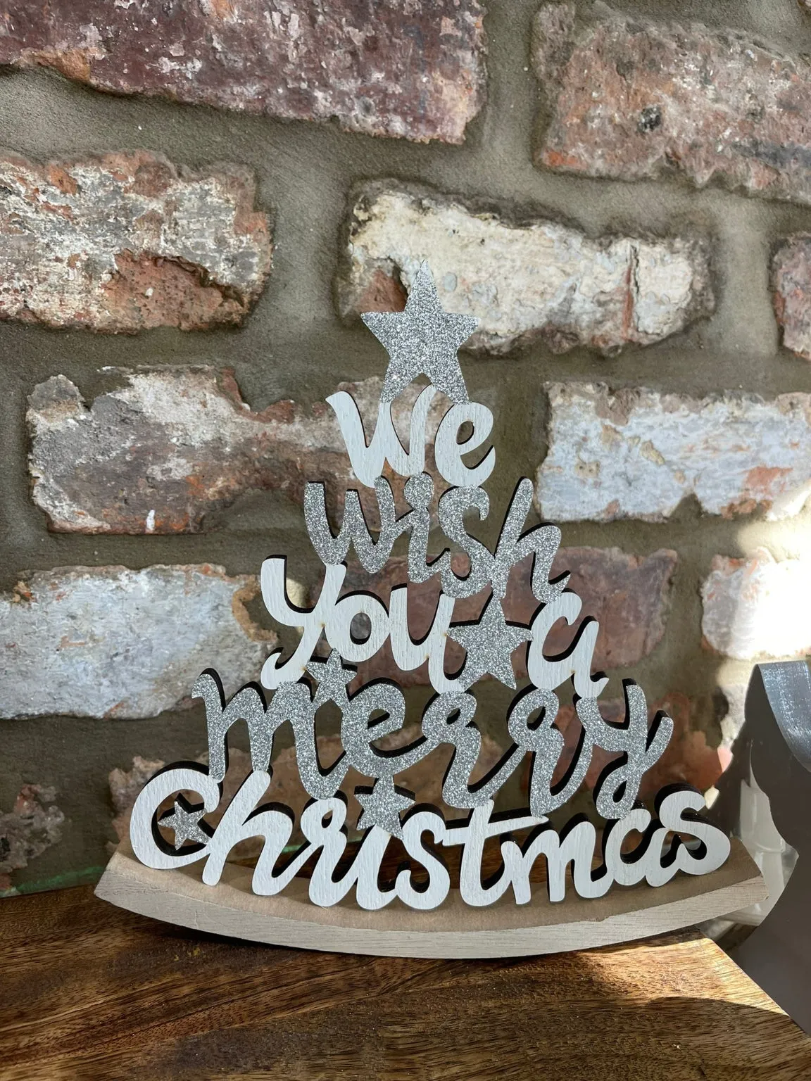 Rocking Merry Christmas Sign