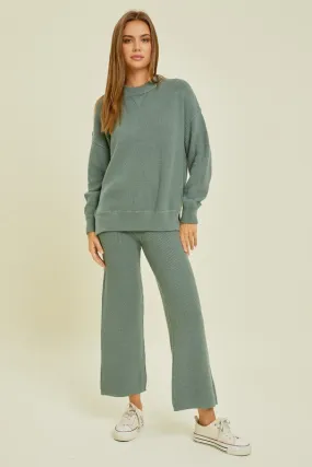 Sage Green Knit Pants