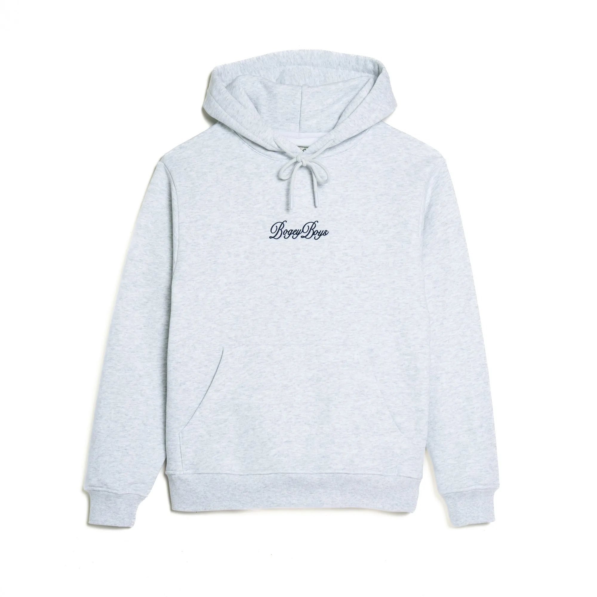 Script Hoodie - Ash Heather Grey