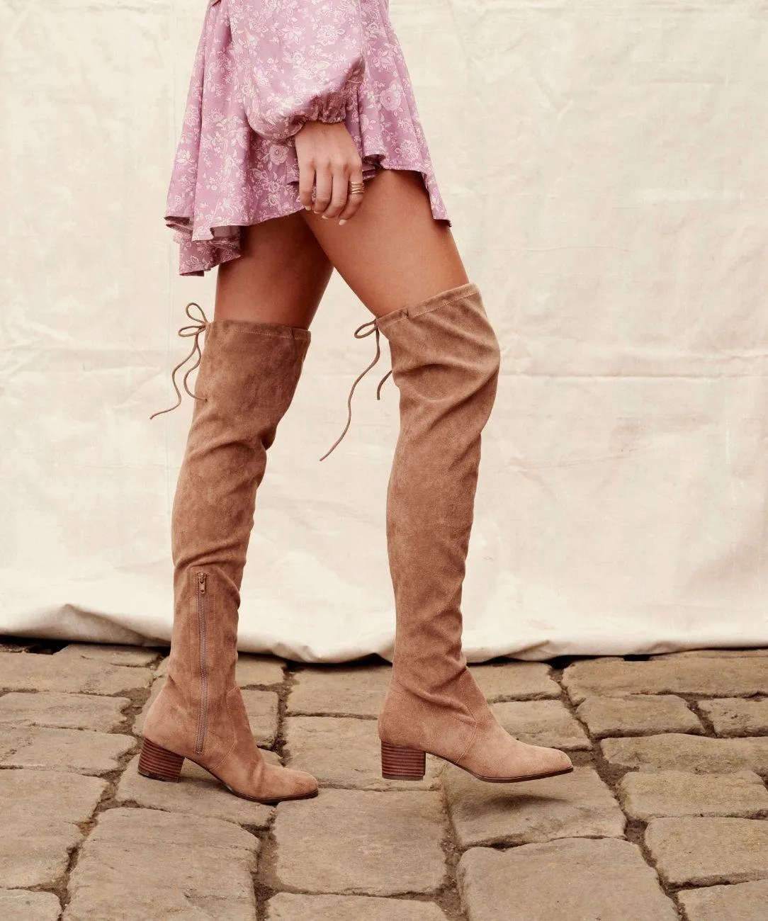 Shrew Tall Boot Taupe