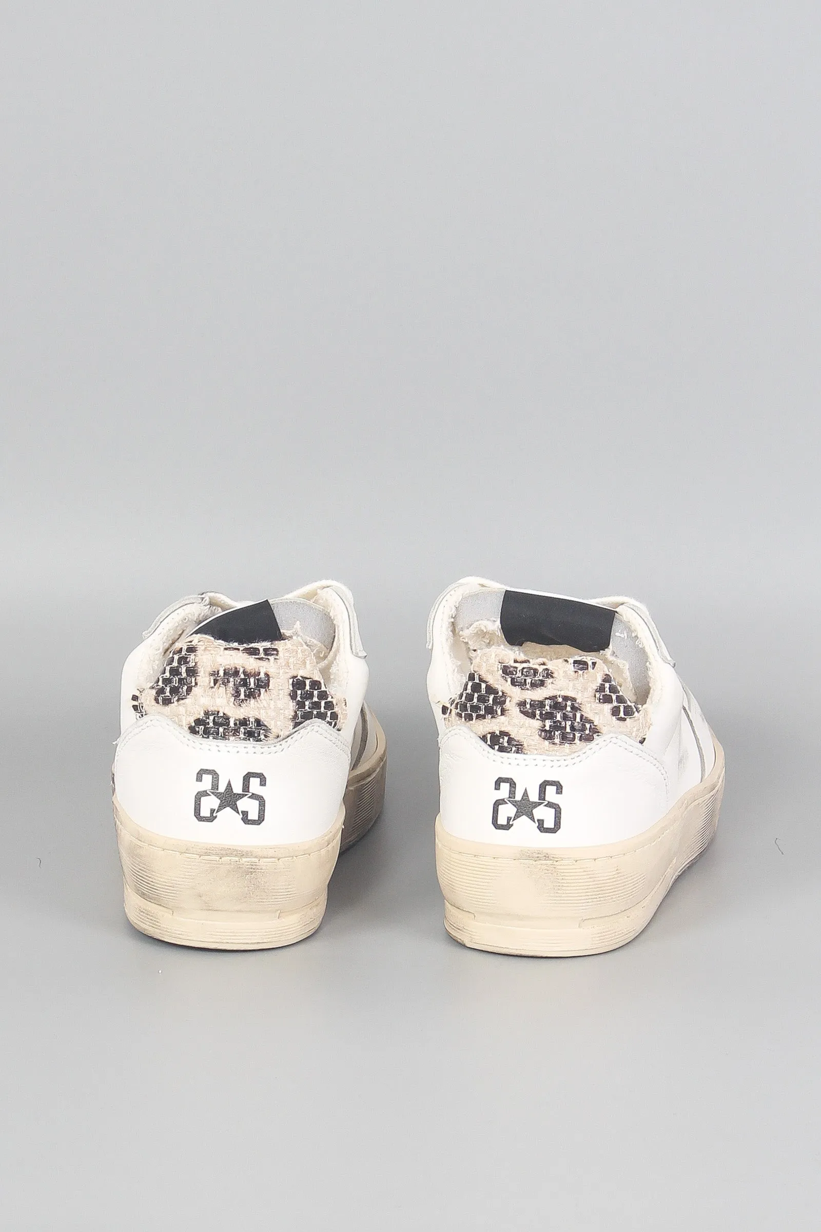 Sneaker Padel Star Rafia Bianco/leopard