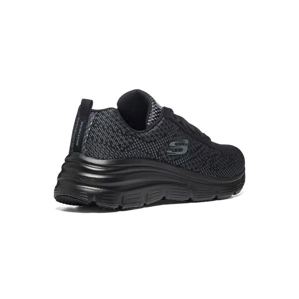 SNEAKERS SKECHERS DONNA FASHION BOLD BOUNDARIES BLACK 12719 BBK