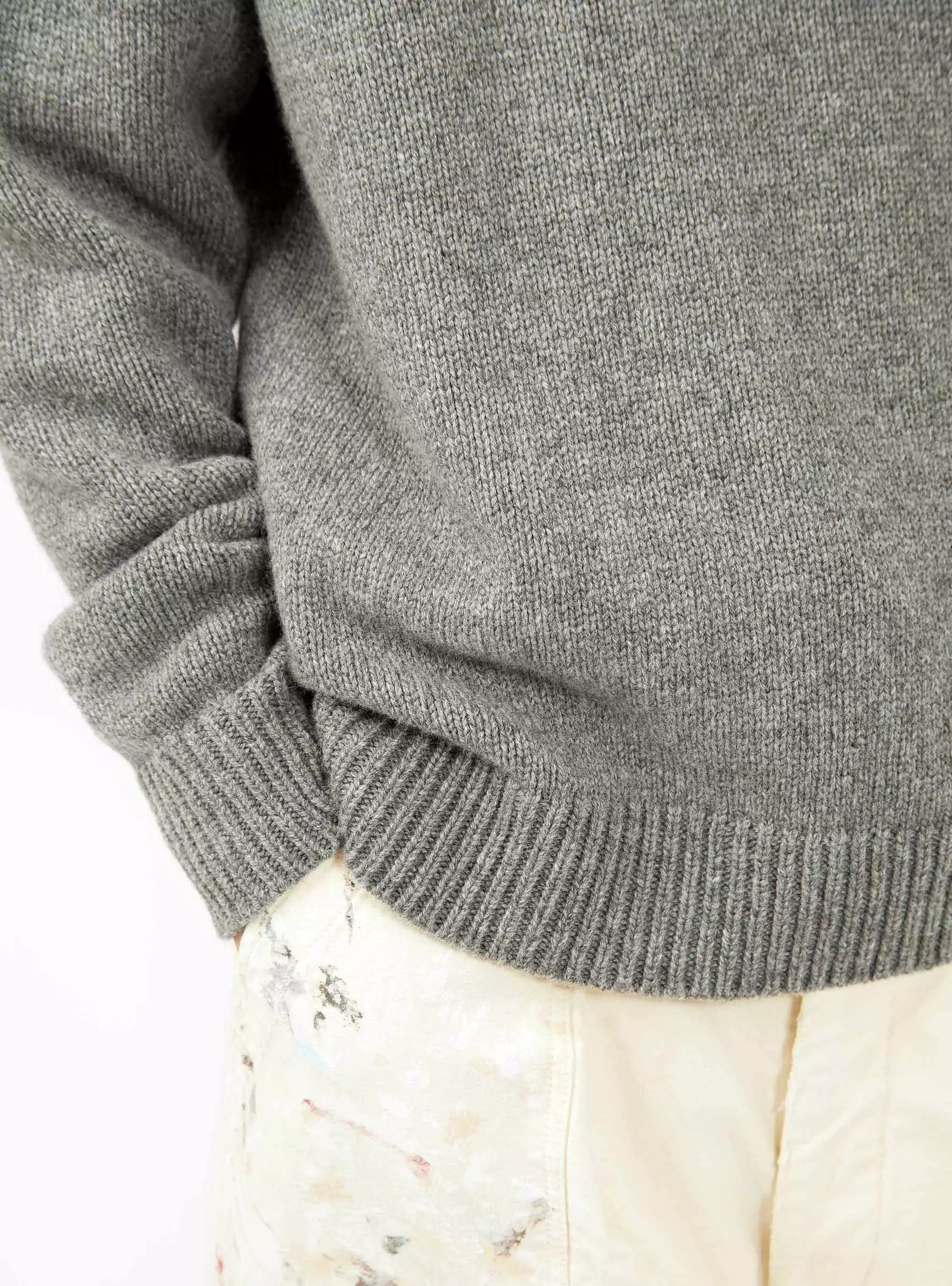 Soft Lambswool Sweater Grey