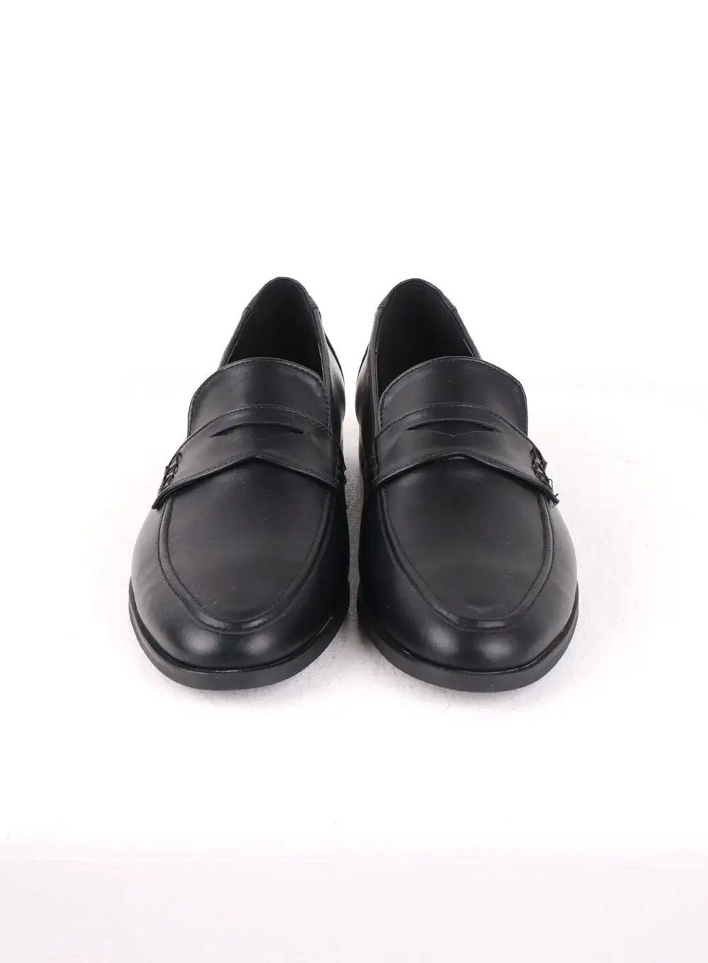 Solid Faux Leather Oxford Shoes OF405