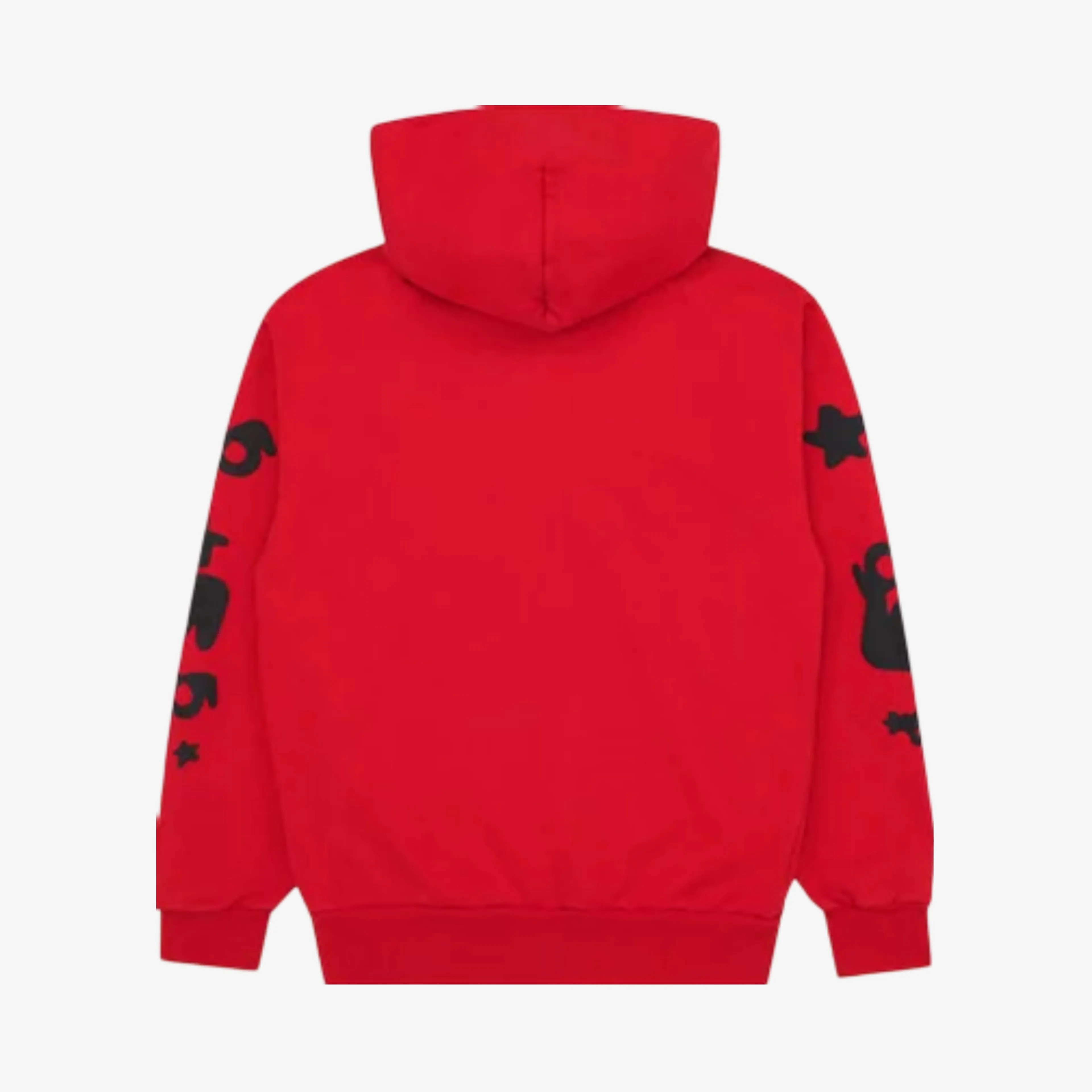 Sp5der 'Beluga' Pullover Hoodie Red / Black FW23