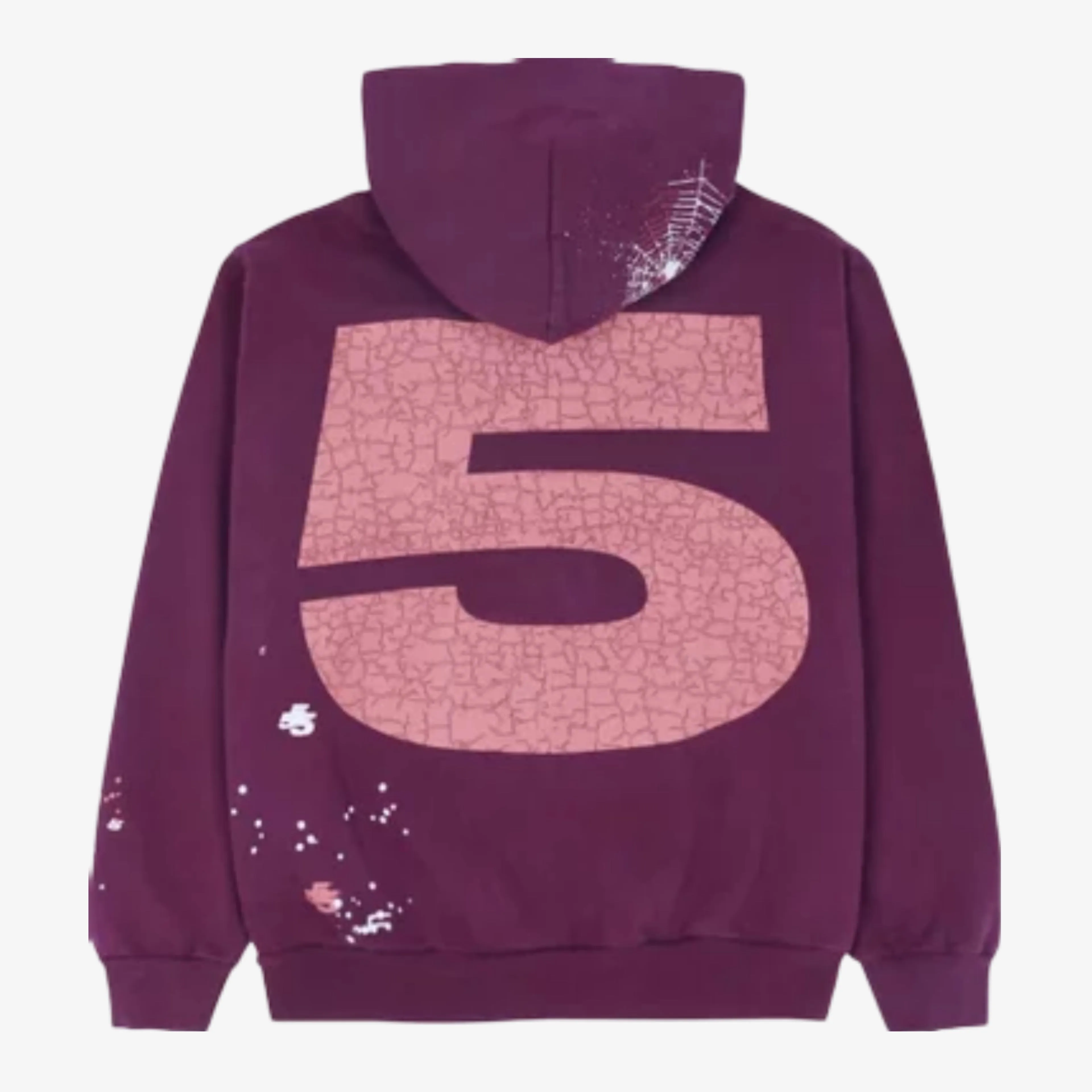 Sp5der 'Nocturnal Highway' Pullover Hoodie Dark Purple FW22