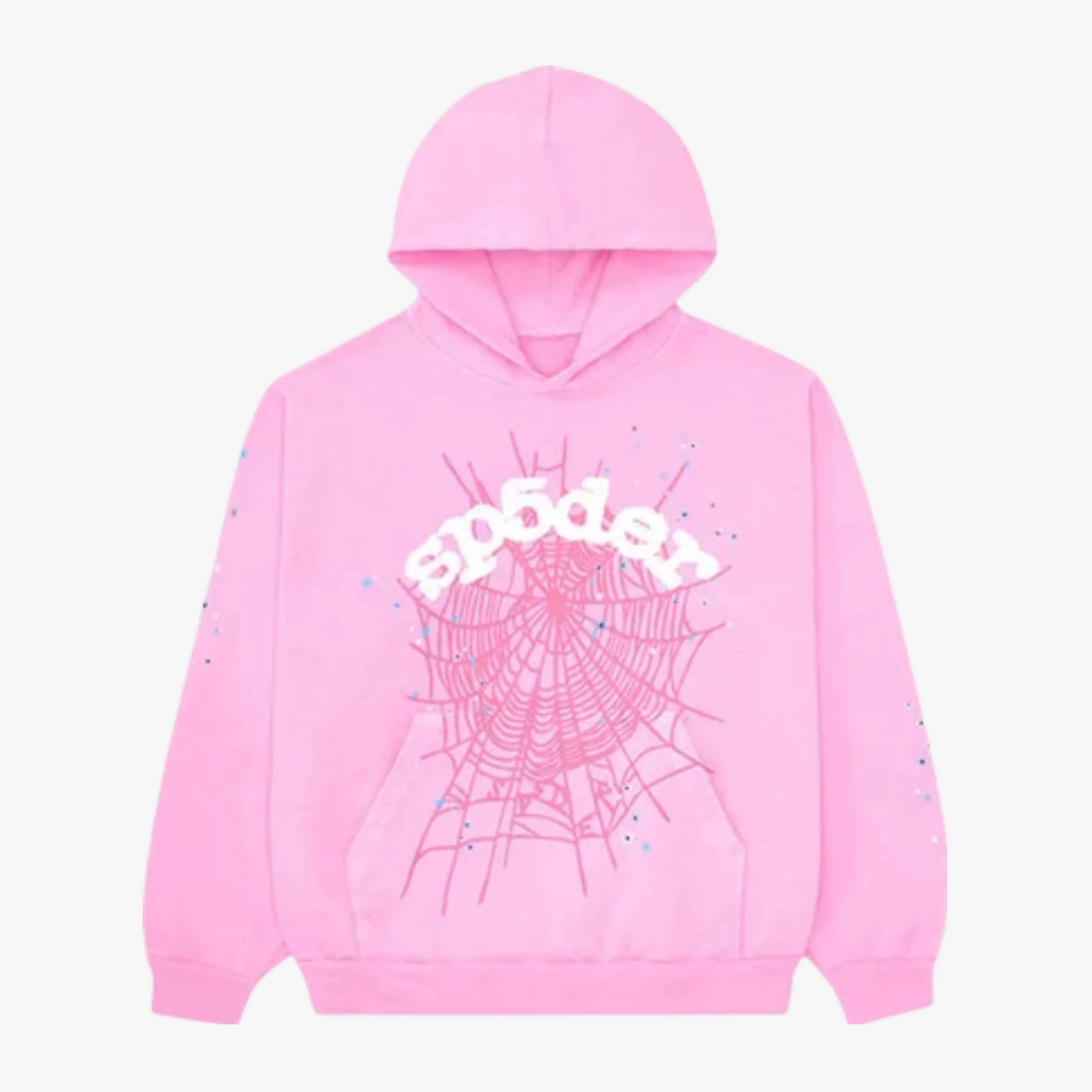 Sp5der 'OG Web' Pullover Hoodie Pink FW23