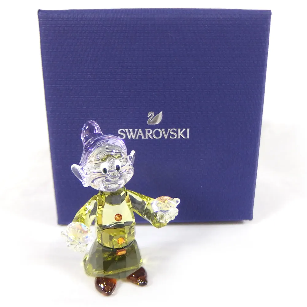 Swarovski Crystal Snow White & Seven Dwarfs Disney Figurine DOPEY -5428558