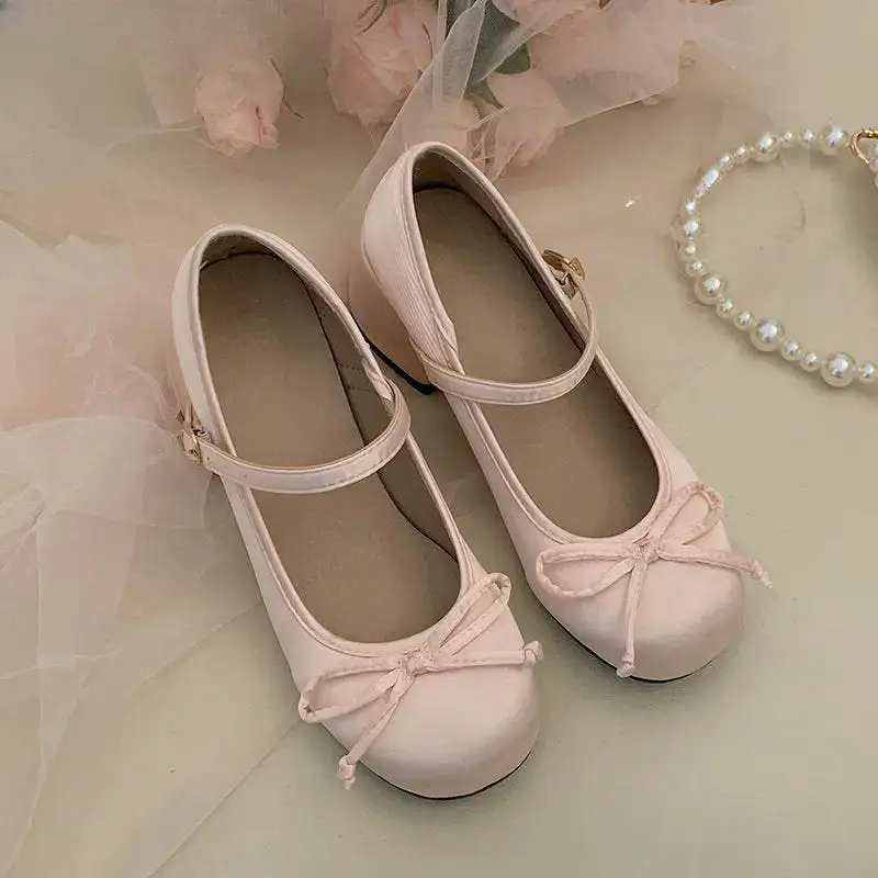 Sweet Ballet Bow Shoes