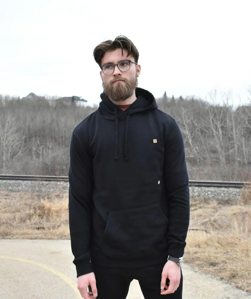 Tentree Fleece Reynard Hoodie in Black