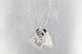 The cute little panda pendant necklace