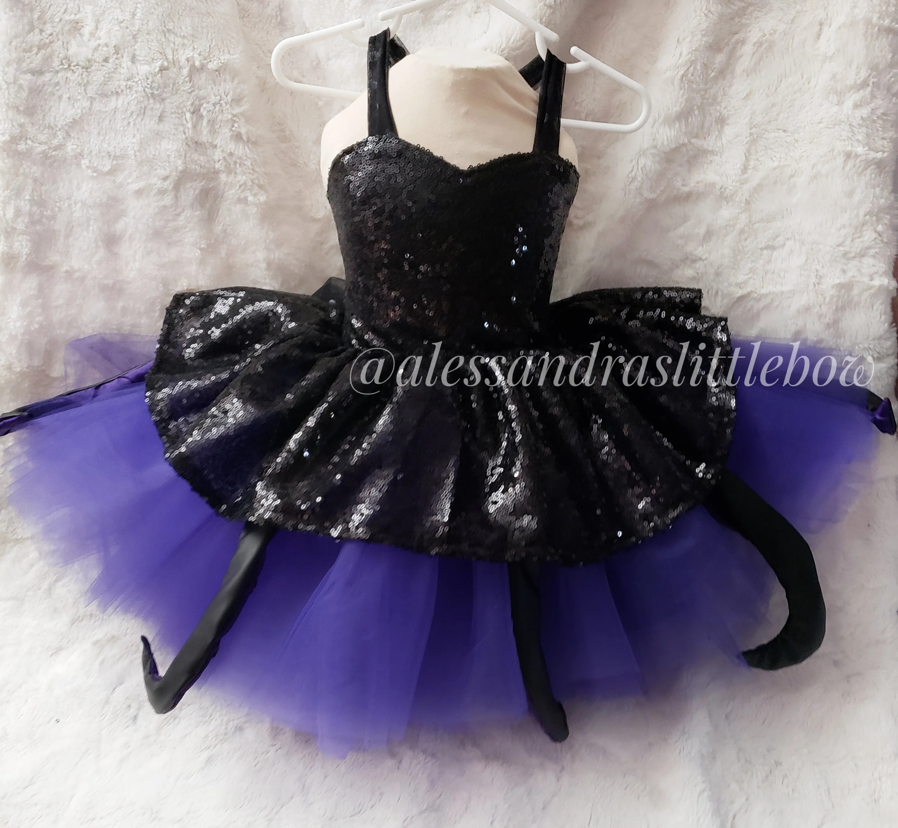 Ursula sea Witch inspired couture dress